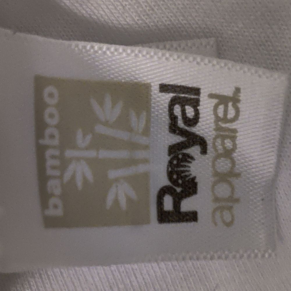 NEW Bamboo/ Organic Cotton Tee Nautilus Spiral White Scoop Neck T-Shirt M 5/$25  - Picture 6 of 9